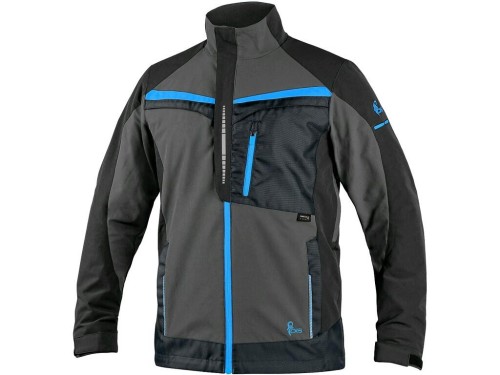 Bluza CXS NAOS męska HV niebieskie elem.