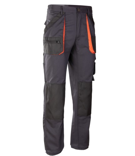 Spodnie do pasa BRIXTON PRACTICAL - grafit-pomarańcz